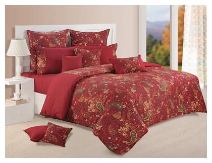 

Swayam Cotton Abstract King Size Bedsheet 144 TC ( 1 Bedsheet With 1 Pillow Covers Maroon )