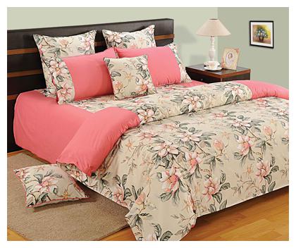 

Swayam Cotton Floral Double Size Bedsheet 160 TC ( 1 Bedsheet With 2 Pillow Covers Pink )