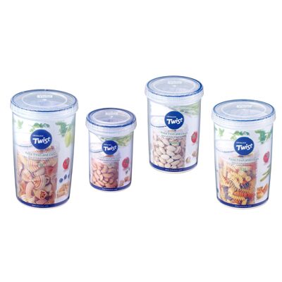 

Lock Lock Twist Tall Assorted Container (Set of 4)