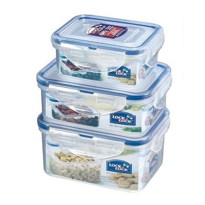 

Lock Lock Economy Storage Container Assorted (Set of 3)
