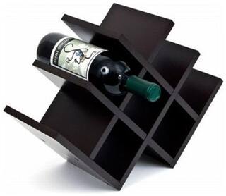 Home Sparkle 8 Bottle Pyramid Wine Rack