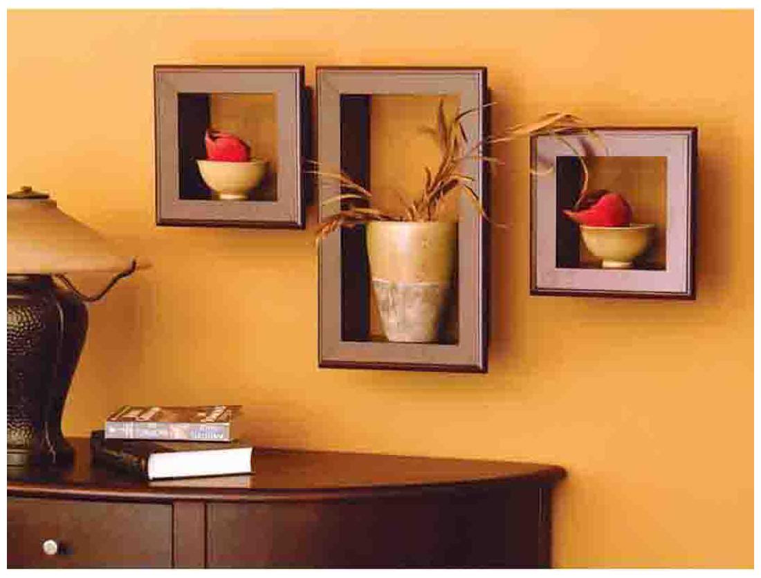 

Home Sparkle Set Of 3 Wall Shelves W Frames