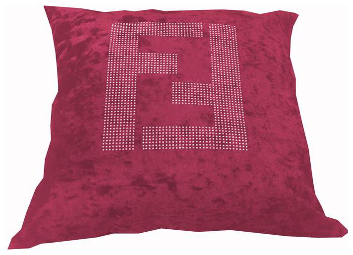 

1 Cushion Cover Handmade Embroidered Beaded by Valtellina