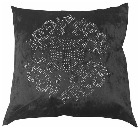 

1 Cushion Cover Handmade Embroidered Beaded by Valtellina