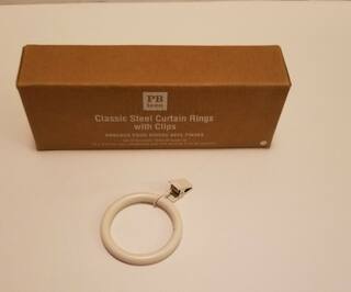 Buy 1 Set Of 14 Pottery Barn Teen Classic White Steel Rings With