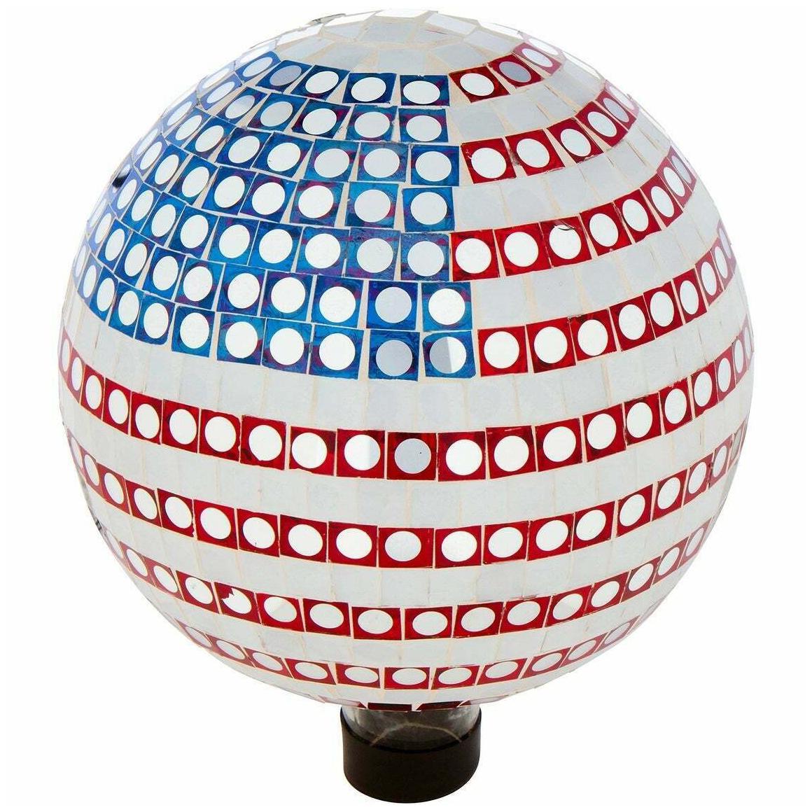 

10 Mosaic Glass Gazing Mirror Ball - By Trademark Multi