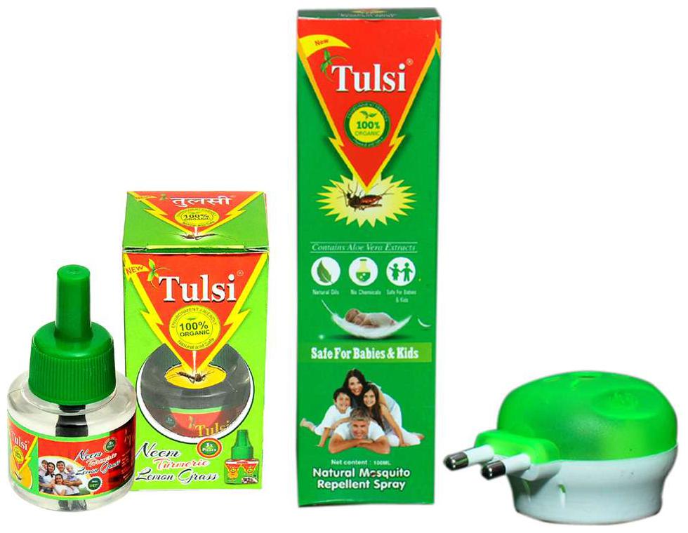 

100 Natural Mosquito Repellent Vaporizer Refill with Heater and Mosquito Repellent Room Spray