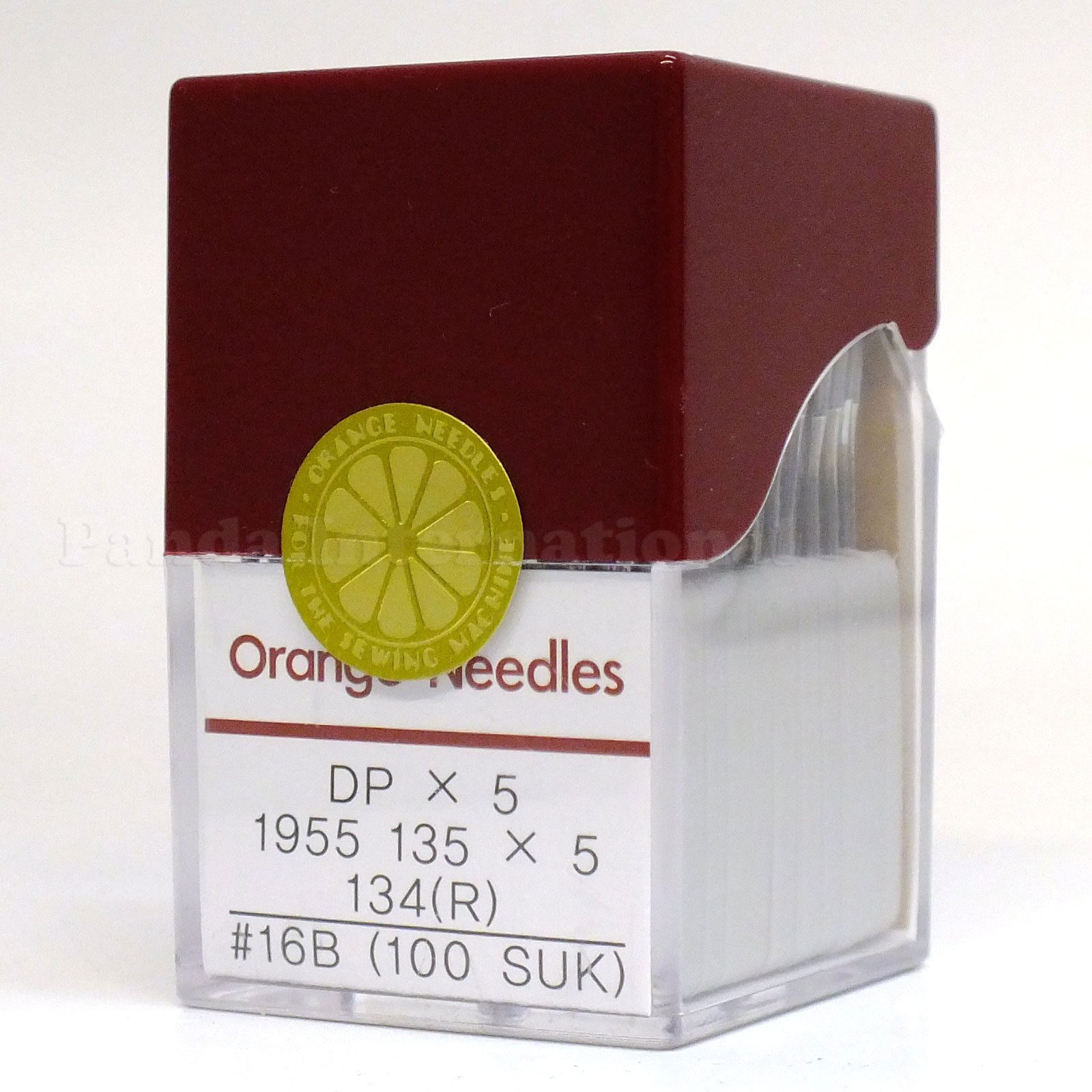 

100 Orange SY1955 135 x 5 Needles Size 16B Industrial Machine Juki Singer