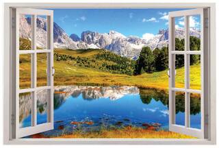 Buy 100yellow 3d Vinyl Wall Decal Sticker Nature Scenery Wall Sticker For Home Decor Pvc Vinyl 90 Cm X 60 Cm Multi Online At Low Prices In India Paytmmall Com