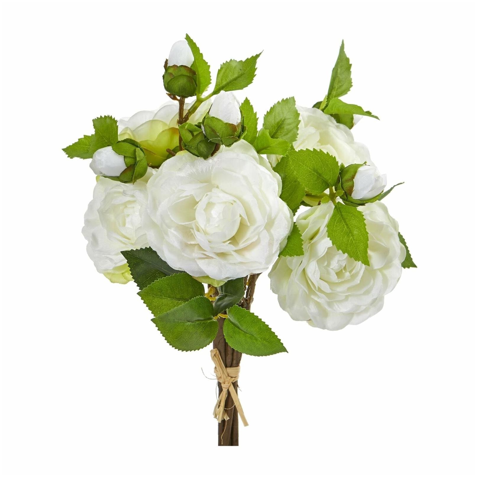 

11 Camellia Artificial Flower Bouquet (Set of 4)