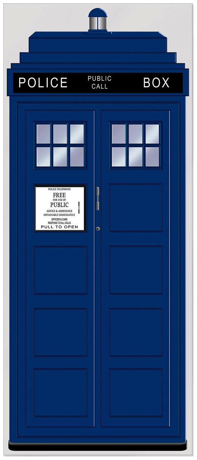 

(12) Police Call Box Door Cover indoor outdoor use