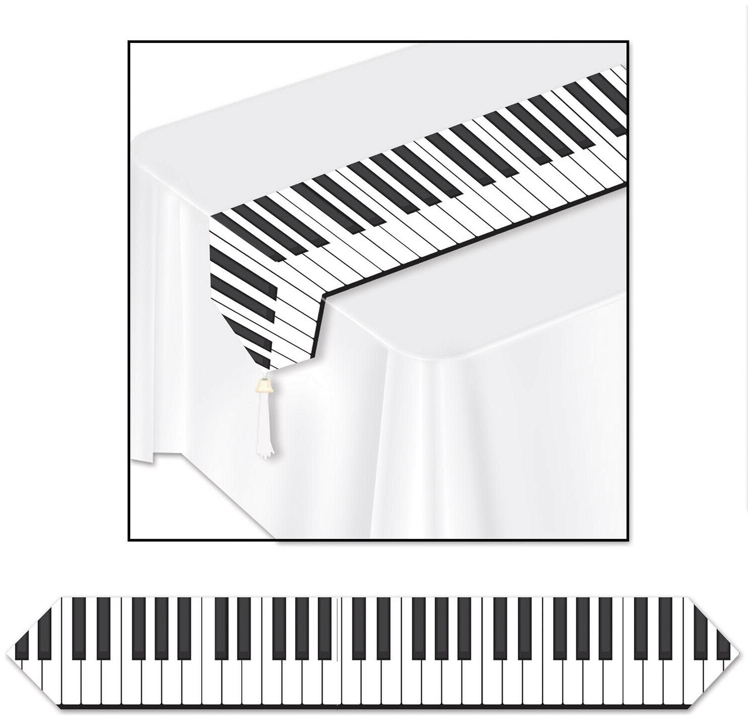 

(12) Printed Piano Keyboard Table Runner