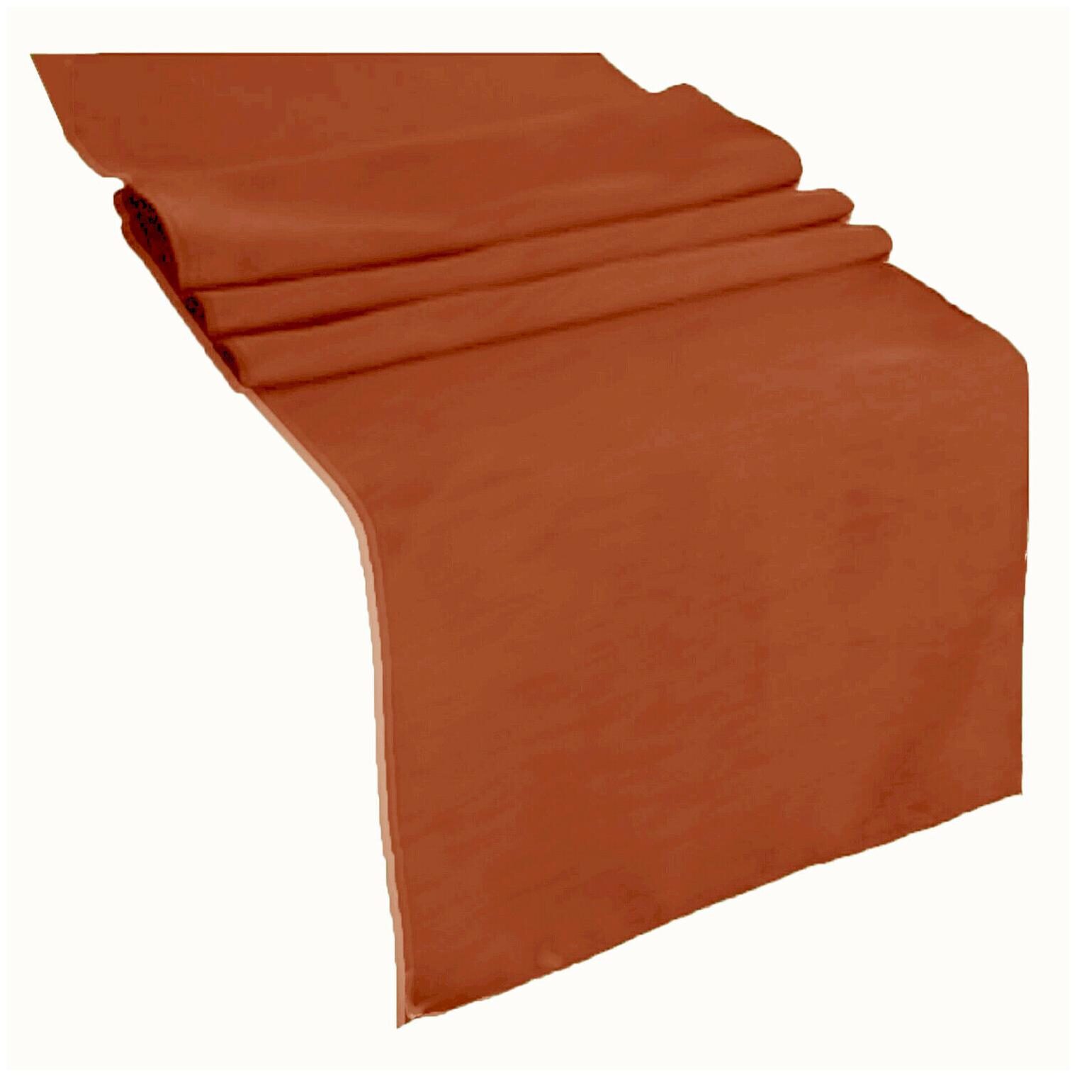 

12 x108 Rust Table Runner For Party Rental Wedding Kitchen Banquet