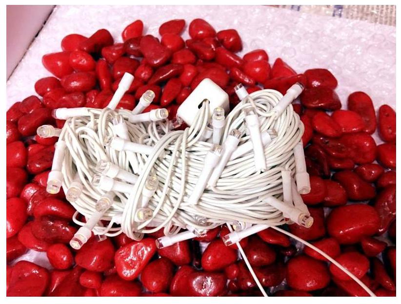 

12M 54 LED Colour White String light led fairy string light for festival wedding party use