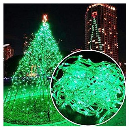 

12M 54 LED Colour Green New LED String lights Waterproof Christmas Holiday lighting For Fairy Christmas Tree Wedding Party Decoration