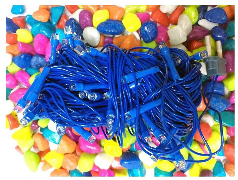

12M 54 LED Colour Blue fairy string light led Christmas light for Wedding home garden party decor