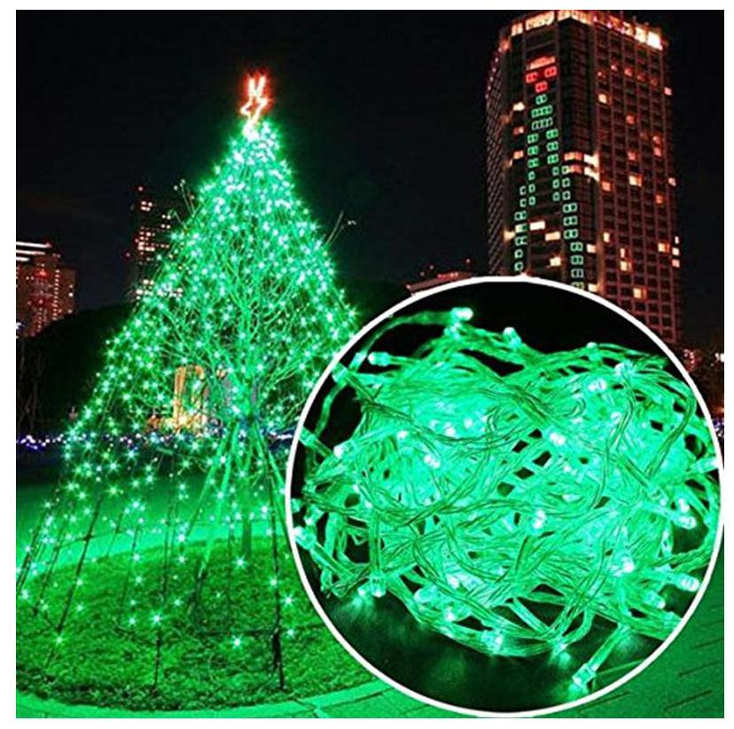 

12M 54 LED Colour Green String Lighting Wedding Fairy Christmas Lights Outdoor Twinkle Christmas tree Decoration Outdoor led Christmas light