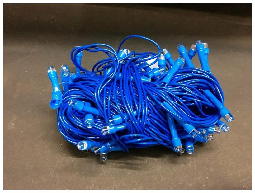 

12M 54 LED Colour Blue Xmas Christmas Fairy Lights Outdoor Garden Decoration Party Twinkle String Bulbs Low Voltage