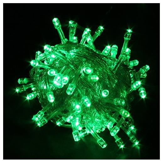 

12M 54 LED Colour Green New Copper Wire LED String lights Waterproof Holiday lighting For Fairy Christmas Tree Wedding Party Decoration