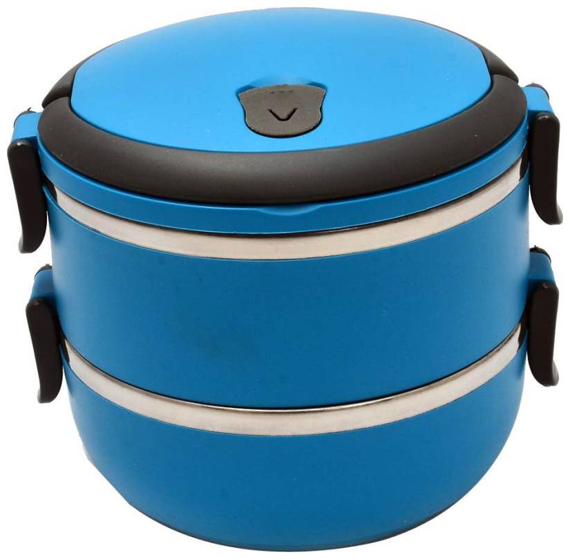 

2 Containers Hengli Lunch Box (1Pc) Multl Color