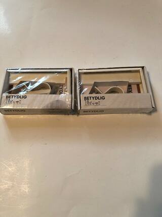 Buy 2 Ikea Betydlig Wall Curtain Rod Brackets White 302 198 90 New