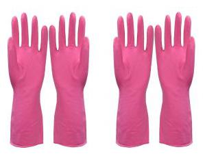 

2-Pair Wet and Dry Latex Household Hand Gloves