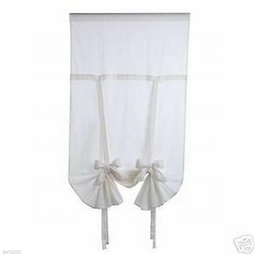 

2 sets NEW Designer Window Shade Curtain drape white