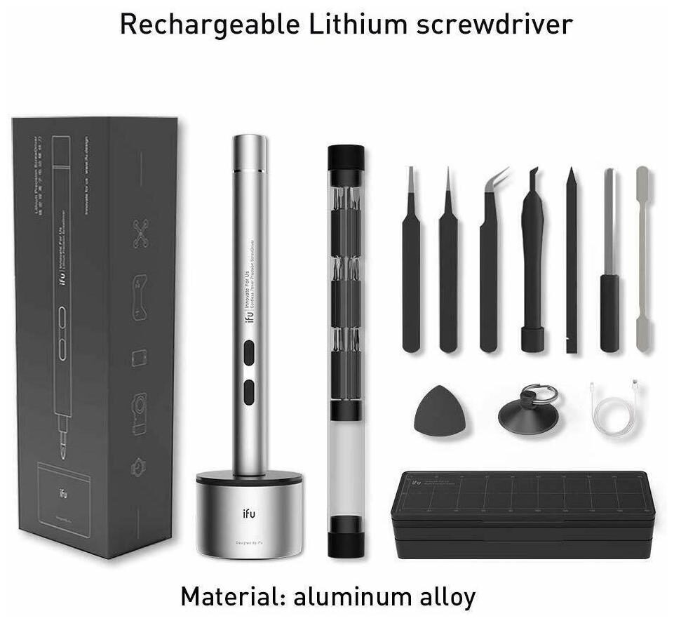 

23 in 1 upgrade Lithium Precision Screwdriver With LED Light And Magnetic Mat