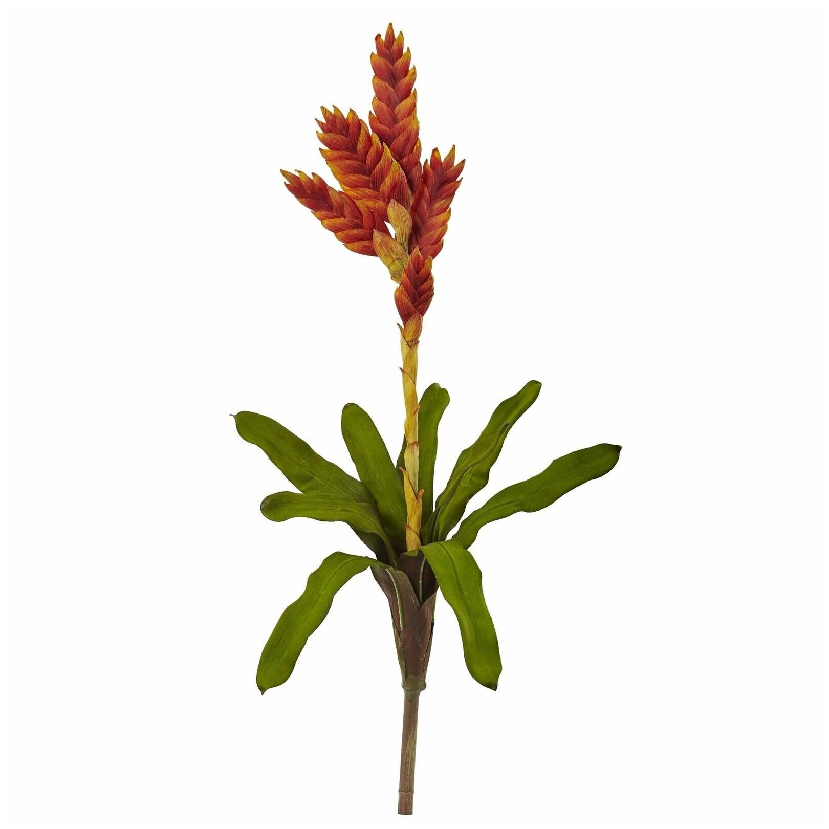 

23 Tropical Bromeliad Artificial Flower (Set of 3) - h23 h23 in w15 in