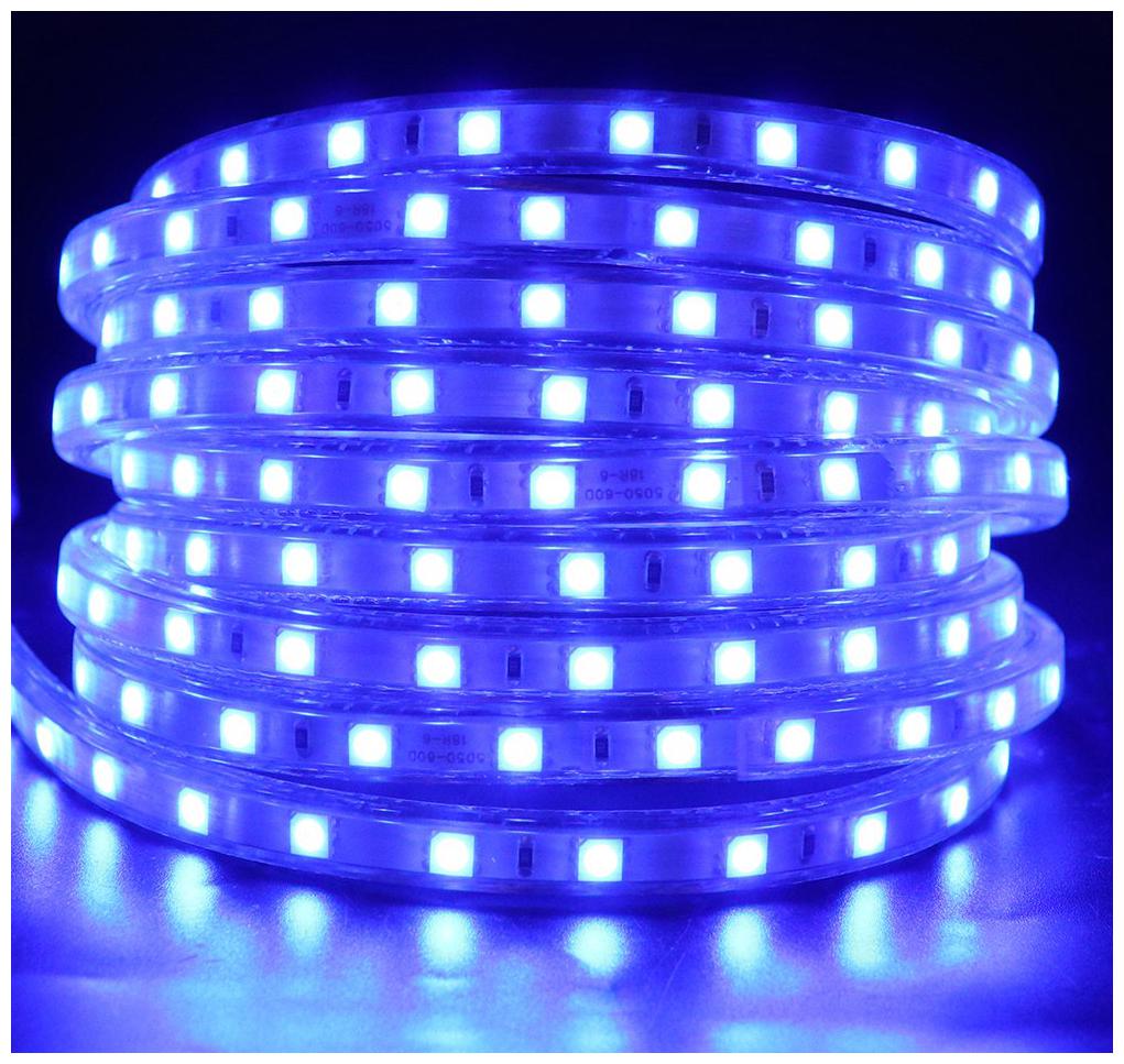 

25 M 220v double row 60LED M SMD led strips fit led strip light waterproof flexible ribbon rope