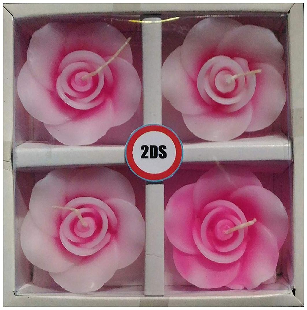 

2DS Paraffin wax Pink Candle