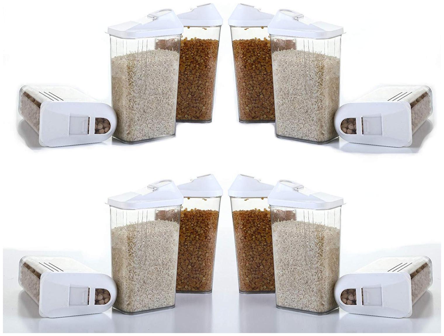 

2Mech 750 ml White Plastic Container Set - Set of 12
