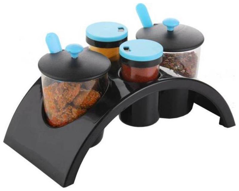 

2X2 spice and Pickle set With Extra Ordinary Stand 1 Piece Condiment Set (Plastic)
