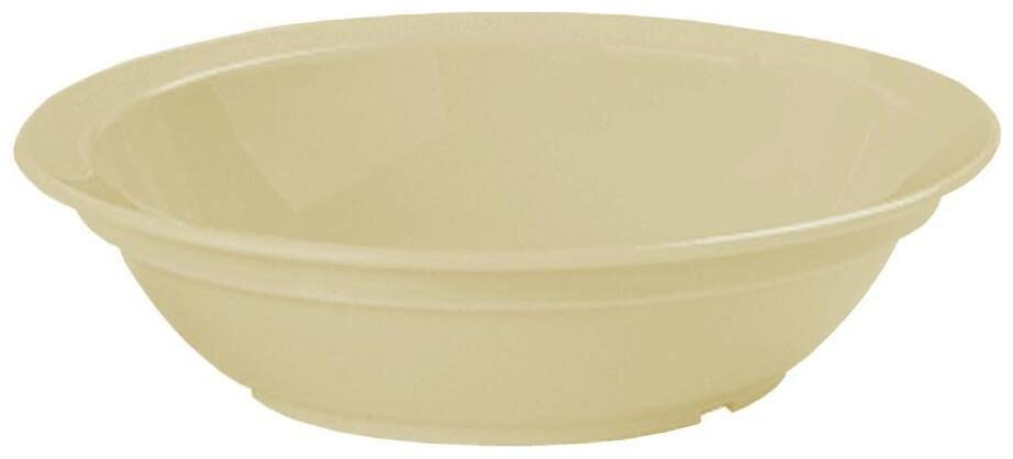 

3 5 In Diameter 5 Oz Polycarbonate Commercial Rimmed Fruit Bowl In Tan (Set O