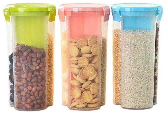 

I Divas 1400 ml Multi Plastic Container Set - Set of 3
