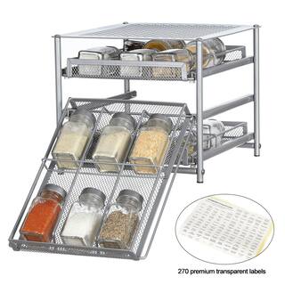 Buy 3 Tier Spice Jar Herbe Holder Rack Drawer Organizer Pantry