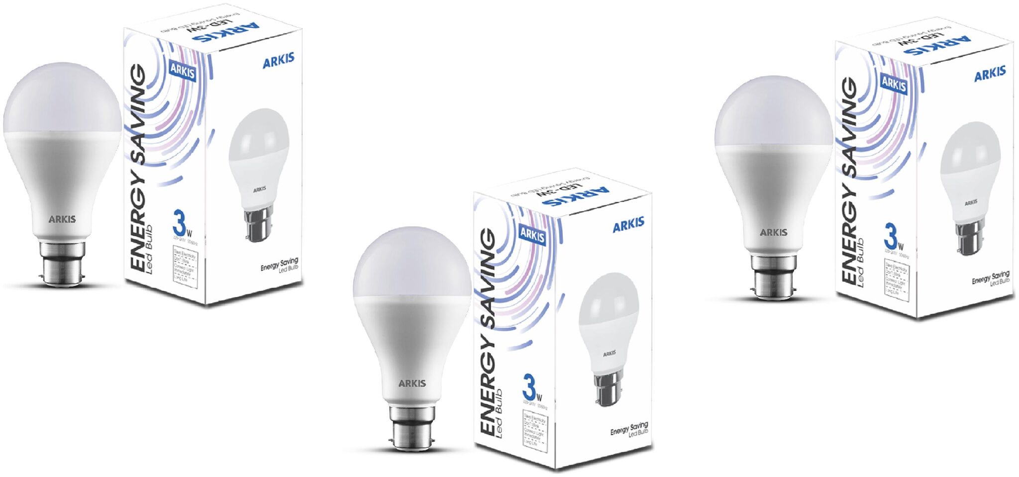 

3 WATT ARKIS LED BULB (PACK OF 3)