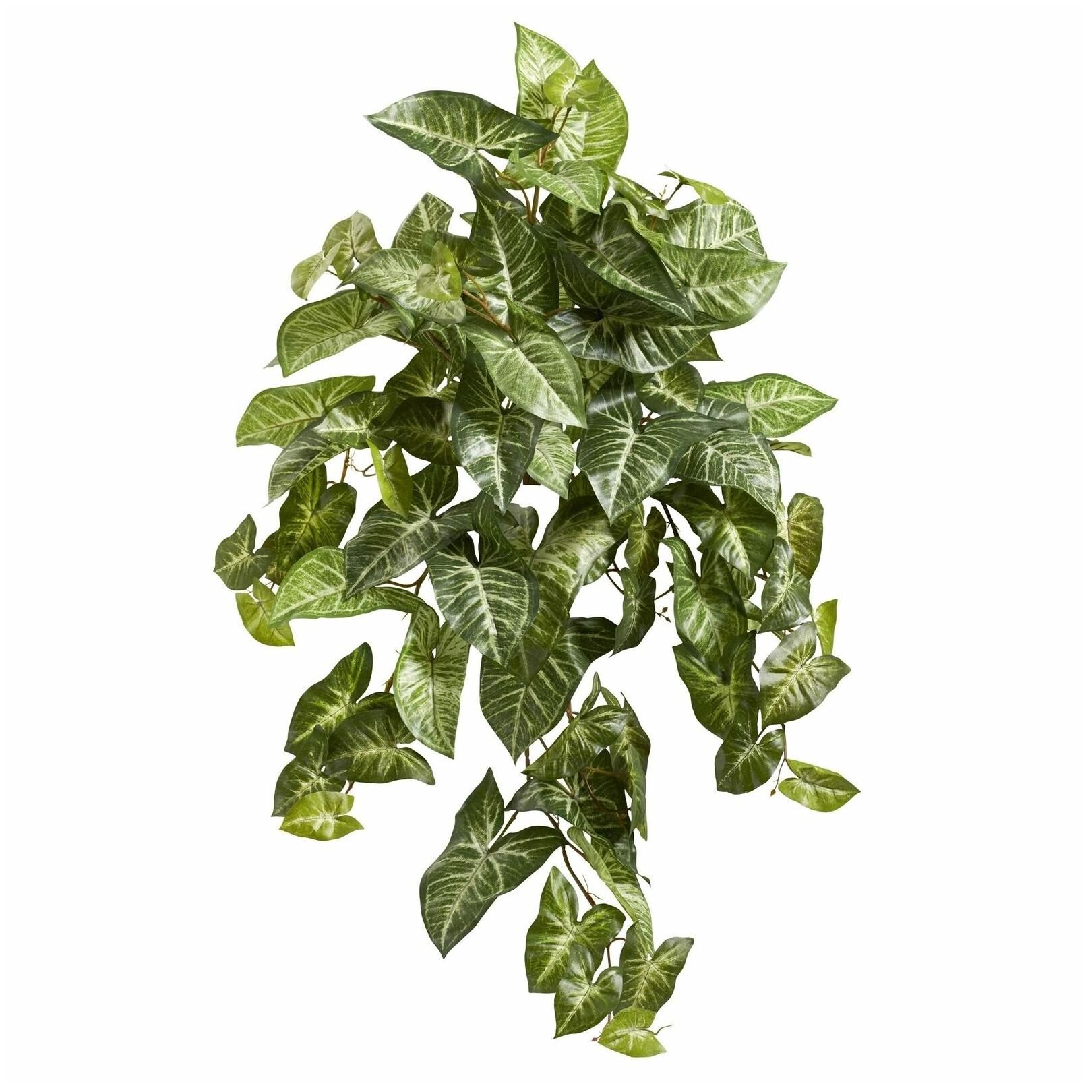 

34 Nepthytis Hanging Artificial Plant (Set of 3) - h34 h34 in w26 in d