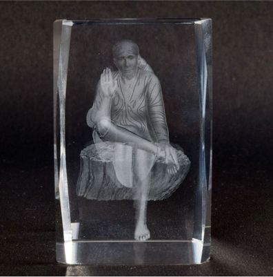 

3D Crystal with Sai Aashirwad