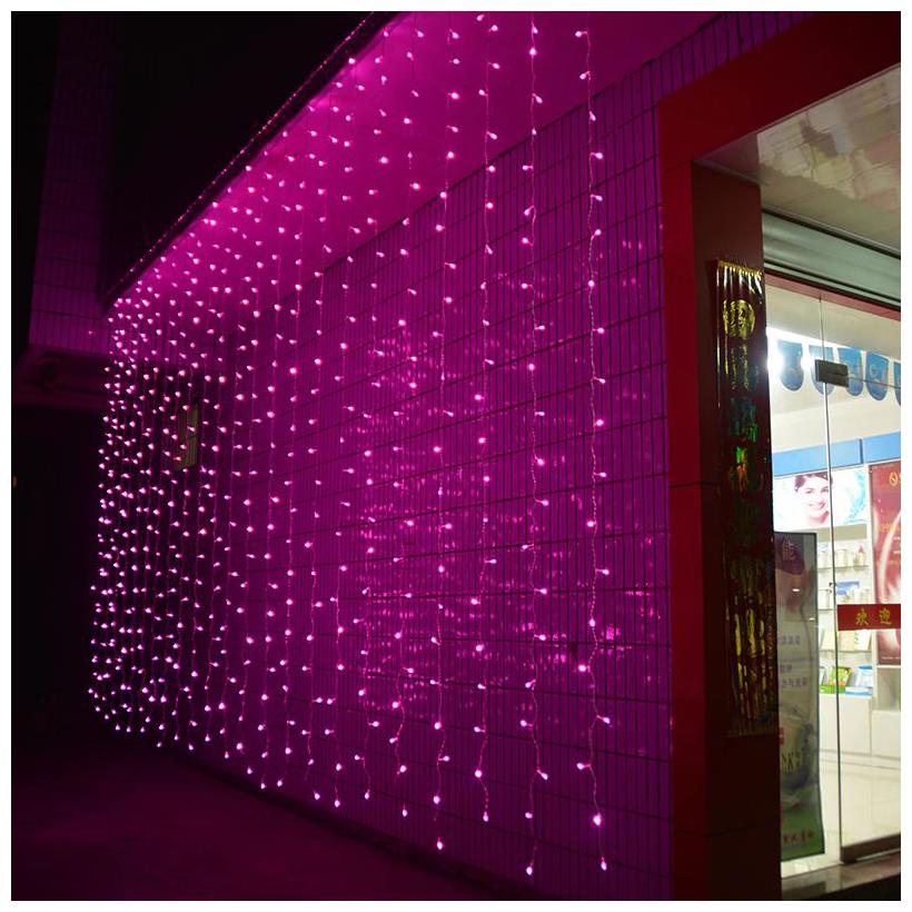 

3x3m LED Icicle String Lights Christmas Fairy Lights garland Outdoor Home For Wedding Party Curtain Garden Decoration