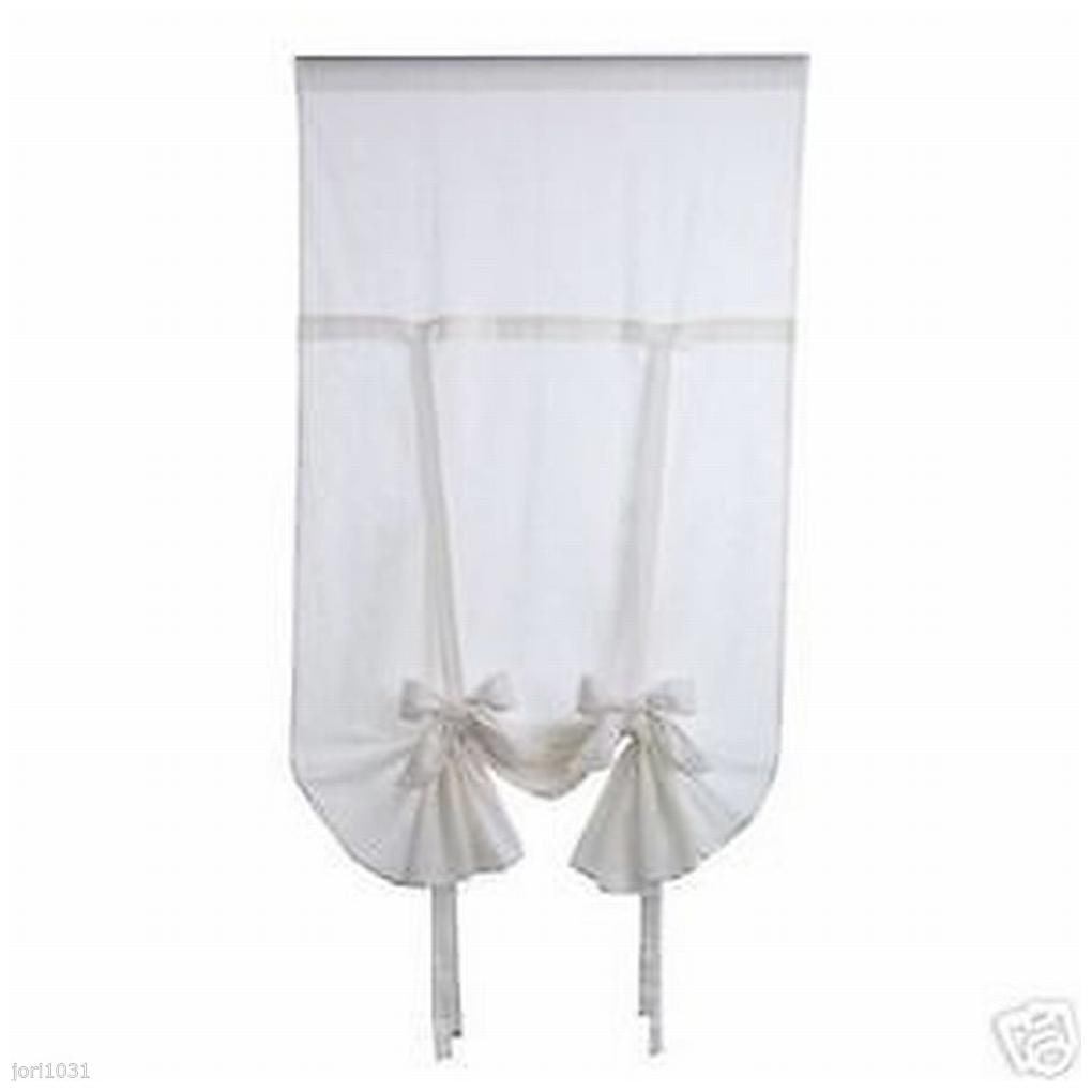 

4 sets NEW Designer Window Shade Curtain drape white 31 36 48 52 60