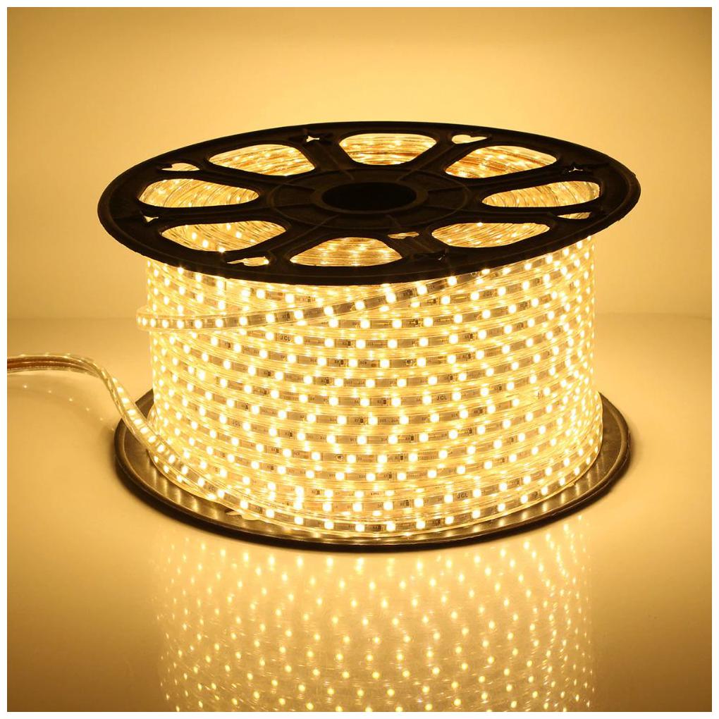 

40 Meter warm white Color 220V SMD 5050 Slicon LED Strip light 60 LED M IP67 Waterproof Outdoor Indoor Decoration Lighting Flexible Ribbon