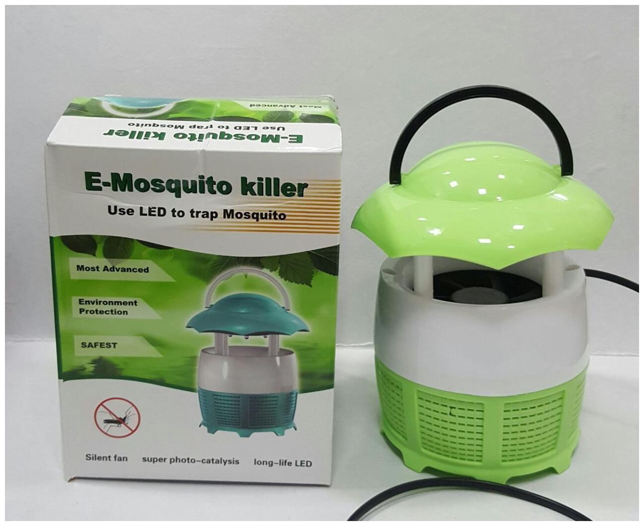 

4square Photocatalytic Mosquito Killer Lamp Insect Repelling Eco-Friendly Fly Inhaler Lamp Insect Killer Light 6 LEDs Lamp Physical Mosquito Trap Mute Bug Zappers for Family (Colour May Vary)