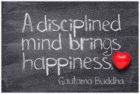 5 Ace A Disciplined Mind Wall Sticker Paper Poster