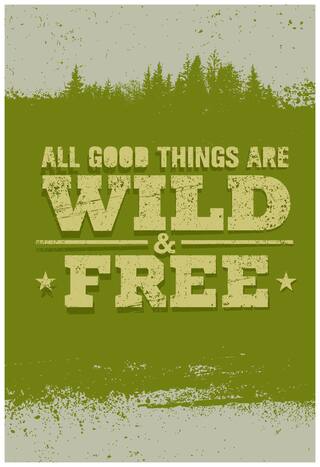 5 Ace All Good Things Are Wild Paper Poster