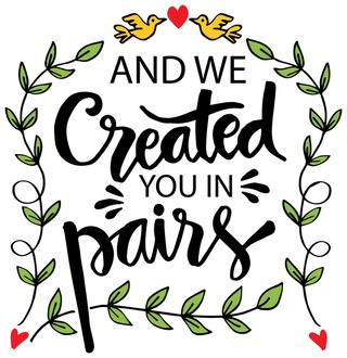 5 Ace And We Create You In Pairs Islamic Wall Sticker Paper Poster