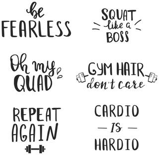 5 Ace Be Fearless Quotation Wall Sticker Paper Poster Quotation Assorted Paper Set Of 1