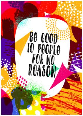 5 Ace Be Good To People Wall Sticker Paper Poster
