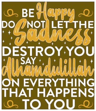 5 Ace Be Happy Do Not Let The Sadness Wall Sticker Paper Poster