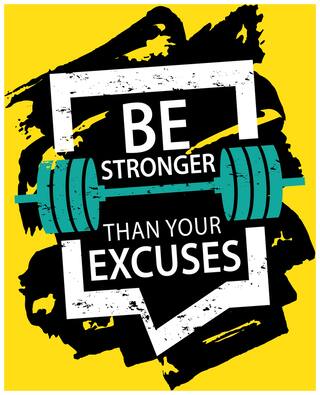 5 Ace Be Stronger Than Your Quotation Wall Sticker Paper Poster Quotation Assorted Paper Set Of 1